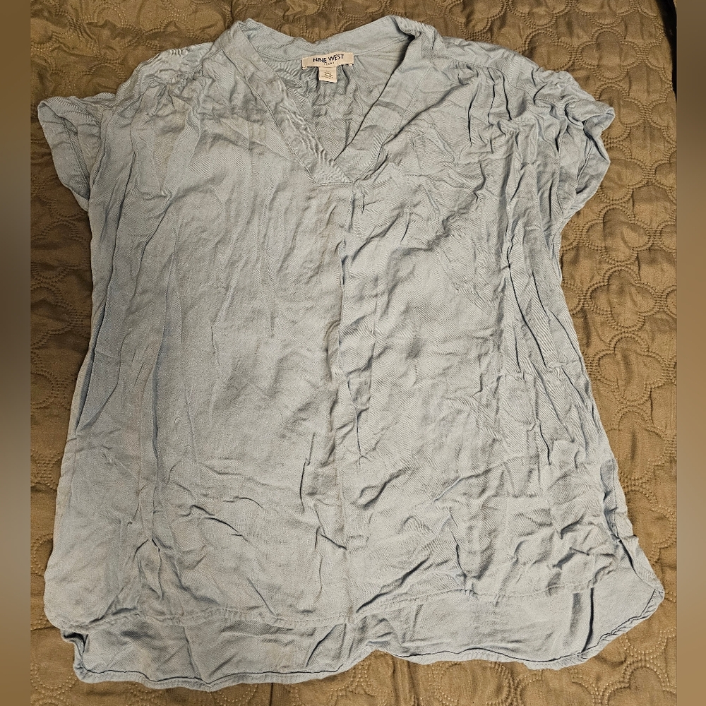 Women's Nine West Light Blue Top